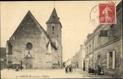 Ak Corné Maine et Loire, L'Eglise