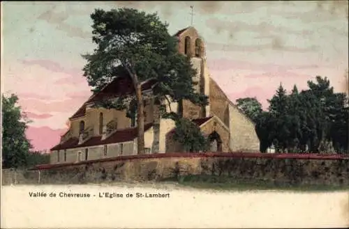 Ak Saint Lambert Vallée de Chevreuse Yvelines, L'Eglise