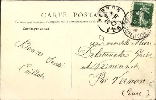 Ak Conflans Sainte Honorine Yvelines, Ortsansichten, Souvenir, Blumen