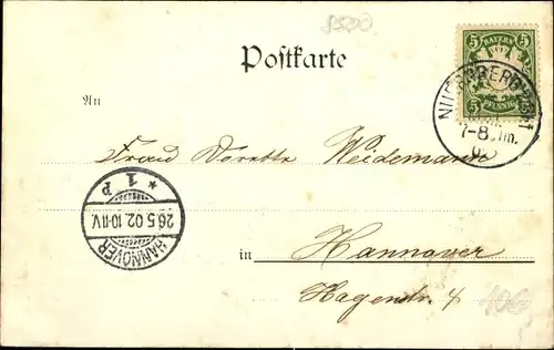 Ak Nürnberg in Mittelfranken, XXVII Deutscher Schmiedetag 1902, Stadtbild