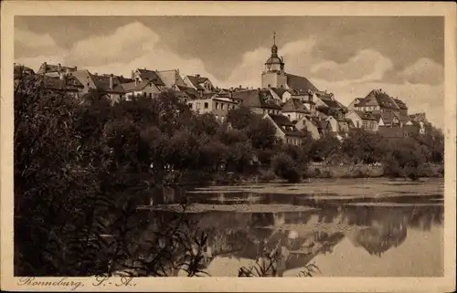Ak Ronneburg in Thüringen, Teilansicht