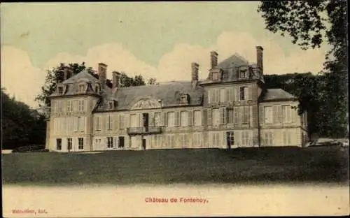 Ak Fontenoy Aisne, Le Chateau