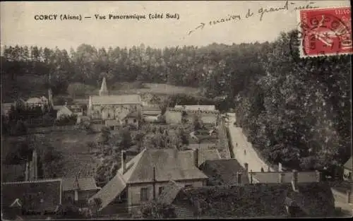 Ak Corcy Aisne, Vue Panoramique