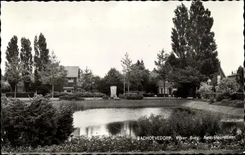 Ak Badhoevedorp Nordholland Niederlande, Vijver Burg, Amersfoordtlaan