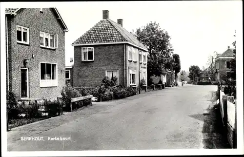Ak Berkhout Nordholland Niederlande, Kerke buurt