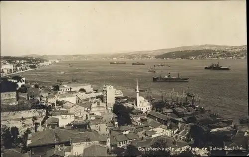 Ak Konstantinopel Istanbul Türkei, La Rade de Dolma Bagtche