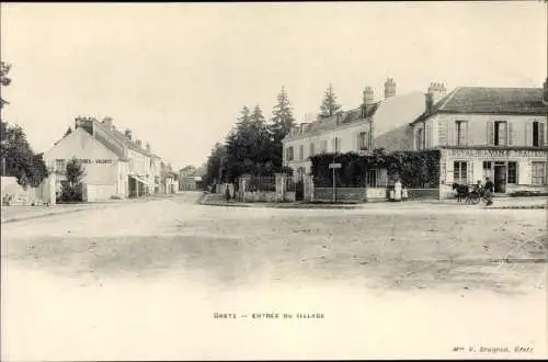 Ak Gretz Seine et Marne, Entree du Village
