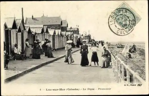 Ak Luc sur Mer Calvados, La Digue, Promenoir