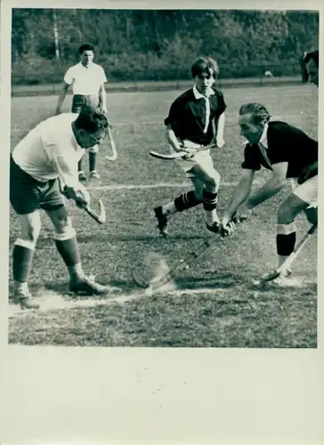 Foto Berlin Weißensee, Hockey Oberliga, Leipzig gegen Pankow 19.4.1953, Buschallee