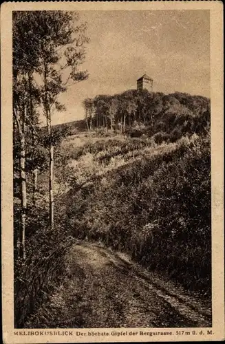 Ak Bensheim im Odenwald, Melibokus Turm