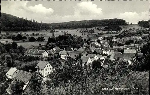 Ak Hetschbach Höchst im Odenwald, Teilansicht