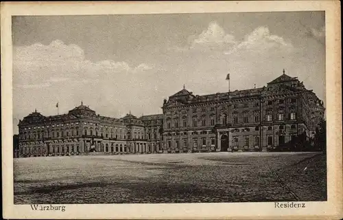 Ak Würzburg am Main Unterfranken, Residenz