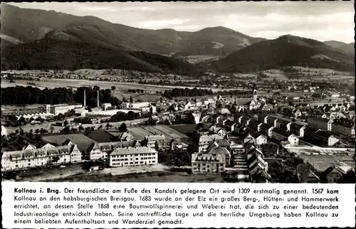 Ak Kollnau Waldkirch im Schwarzwald, Totale