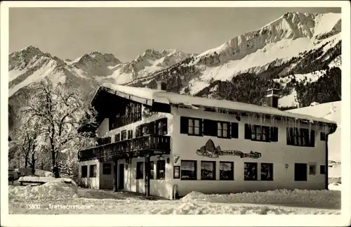 Ak Oberstdorf im Oberallgäu, Trettachstüble, Winter