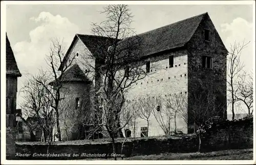 Ak Michelstadt im Odenwald, Kloster Einhardsbasilika