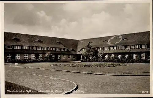 Ak Westerland auf Sylt, Nordseeklinik, Chirurgische Abteilung