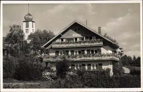 Ak Bad Wiessee in Oberbayern, Haus Gudula, Ev. Kirche