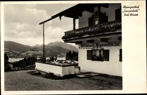 Ak Bad Wiessee in Oberbayern, Alpengasthof Sonnenbichl