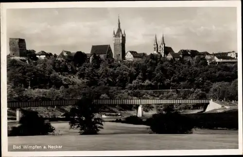 Ak Bad Wimpfen Neckar, Panorama