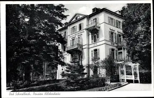 Ak Bad Schwalbach im Taunus, Pension Hilchenhaus