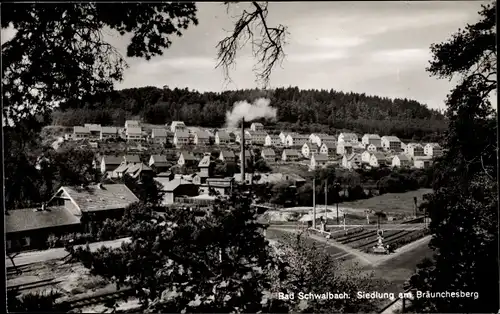 Ak Bad Schwalbach im Taunus, Siedlung am Bräunchesberg