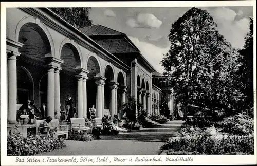 Ak Bad Steben im Frankenwald, Wandelhalle