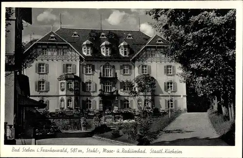 Ak Bad Steben im Frankenwald, Staatl. Kurheim
