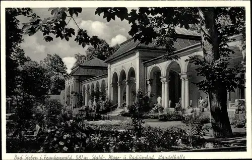 Ak Bad Steben im Frankenwald, Wandelhalle