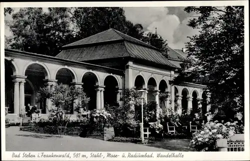 Ak Bad Steben im Frankenwald, Wandelhalle