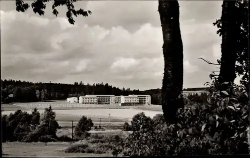 Ak Bad Steben im Frankenwald, Sanatorium Frankenwarte