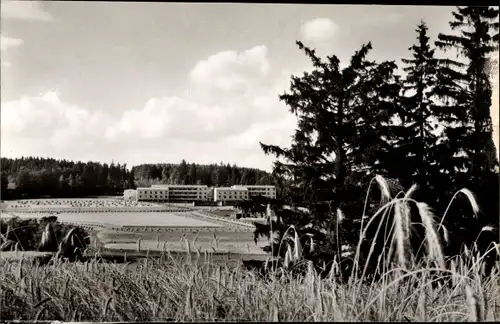 Ak Bad Steben im Frankenwald, Sanatorium Frankenwarte