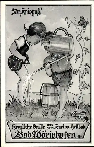 Ak Bad Wörishofen im Unterallgäu, Kneippkur