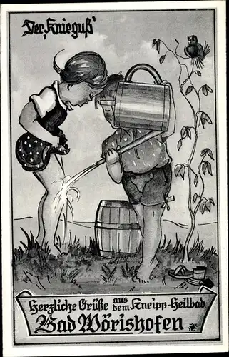 Ak Bad Wörishofen im Unterallgäu, Kneippkur