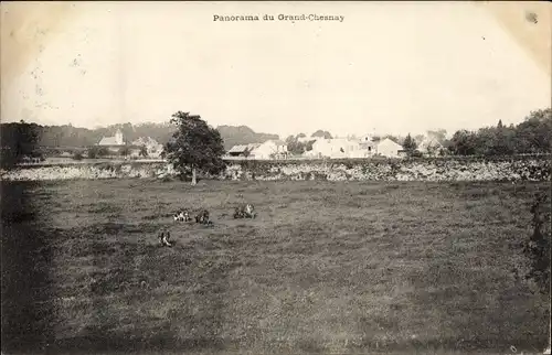 Ak Le Chesnay Yvelines, Panorama du Grand Chesnay