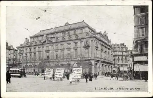 Ak Rouen Seine Maritime, Le Theatre des Arts