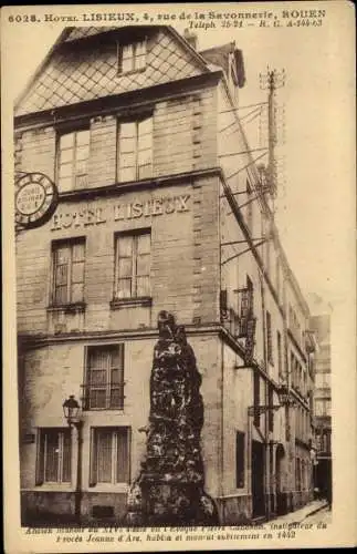 Ak Rouen Seine Maritime, Hotel Lisieux