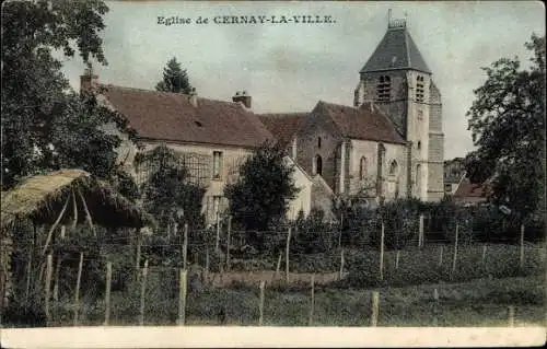 Ak Cernay la Ville Yvelines, Eglise