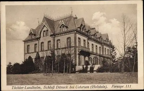 Ak Moorrege bei Uetersen in Holstein, Schloss Düneck, Töchter Landheim