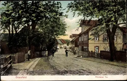 Ak Dransfeld in Niedersachsen, Mündener Tor
