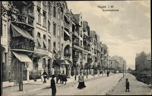 Ak Hagen in Westfalen, Buscheystraße