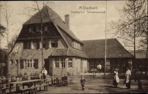 Ak Mönchengladbach am Niederrhein, Sächsischer Scheibenstand, Schießplatz