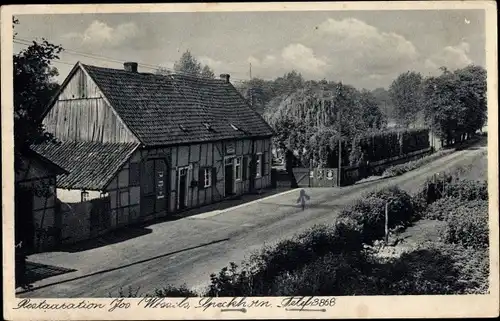 Ak Speckhorn Recklinghausen im Ruhrgebiet, Restauration Jos. Wessels