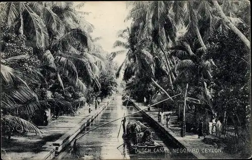 Ak Negombo Sri Lanka Ceylon, Dutch Canal