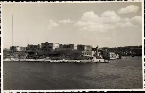 Foto Ak Malta, Blick zur Insel