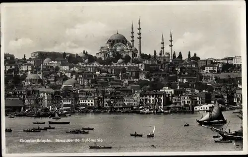 Ak Konstantinopel Istanbul Türkei, Mosquee de Sulemanie