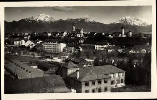 Foto Ak Kranj Krainburg Slowenien, Blick auf den Ort