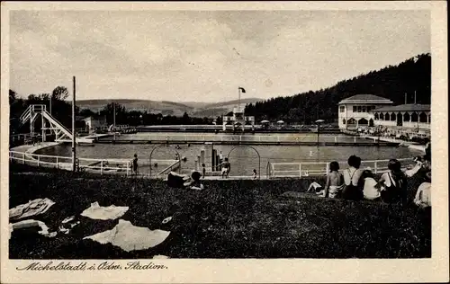 Ak Michelstadt im Odenwald, Schwimmstadion