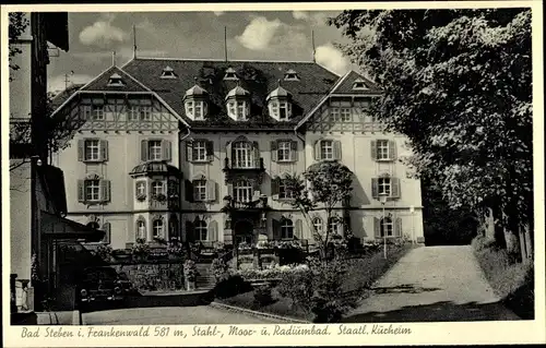 Ak Bad Steben im Frankenwald, Staatl. Kurheim