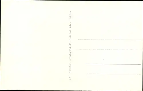 Ak Bad Steben im Frankenwald, Staatl. Kurheim