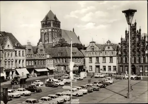 Ak Hansestadt Greifswald, Platz der Freundschaft